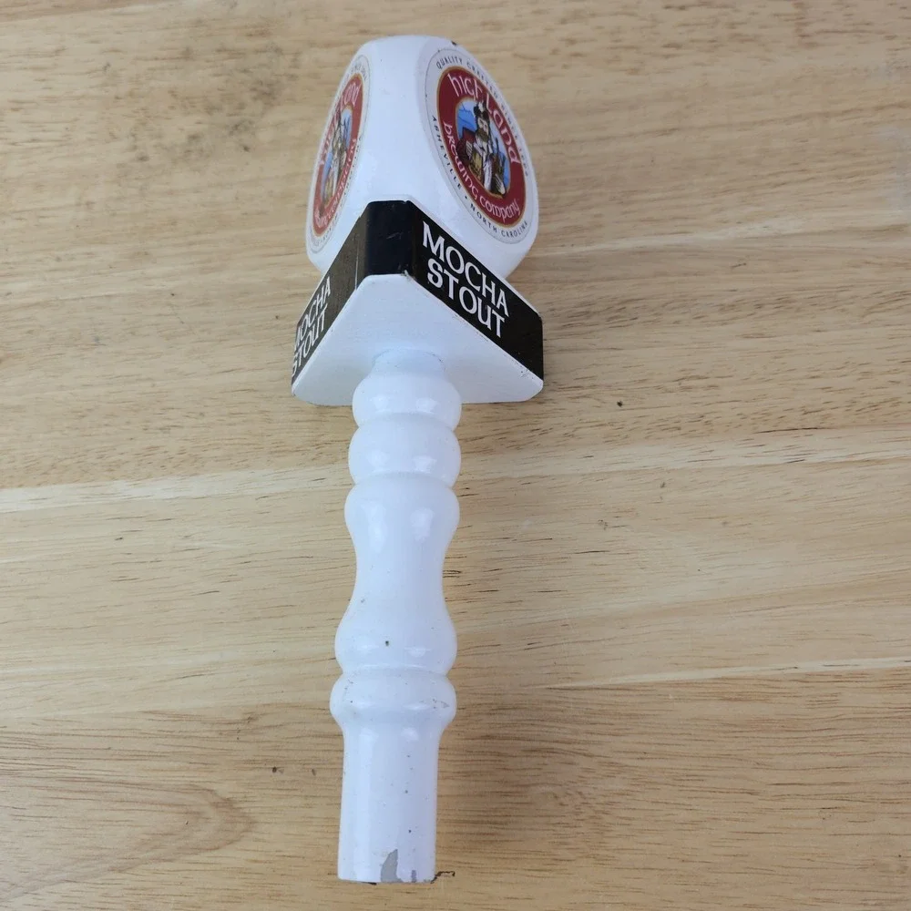 Beer Tap Handle‎ Highland Brewing Co Asheville NC Cold Mtn Mocha Stout Man Cave
